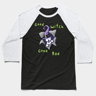 Bad Witch Westie Baseball T-Shirt